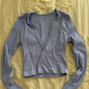 lavender out from under claudia seamless henley top